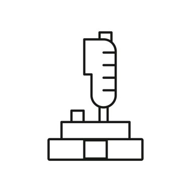 Video oyunu joystick kontrol kolu simgesi