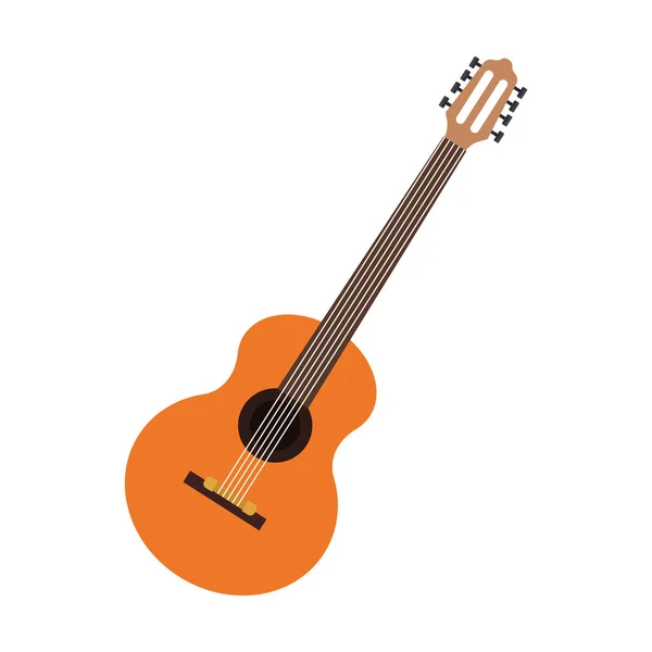 Ícone instrumento musical guitarra — Vetor de Stock