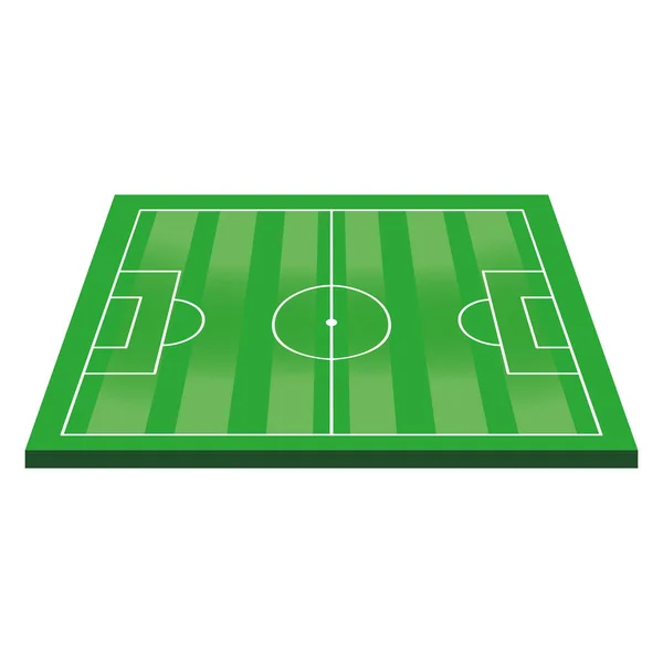 Futebol futebol playfield estádio desenhos animados — Vetor de Stock