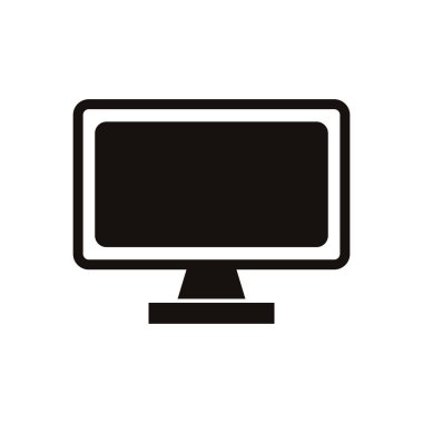 masaüstü bilgisayar aygıtı izole edilmiş simge