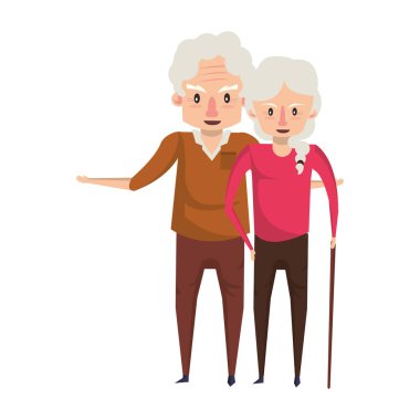 dedesi yaşlı insanlar karikatür