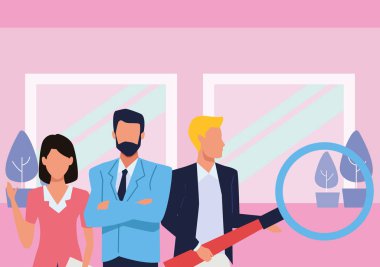 Araçları ile Yönetici iş çalışanları