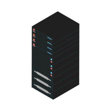 veri sunucusu kulesi izole edilmiş simgesi