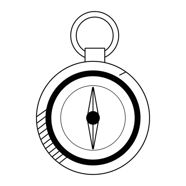 Kompas gebruiksvoorwerp icoon — Stockvector