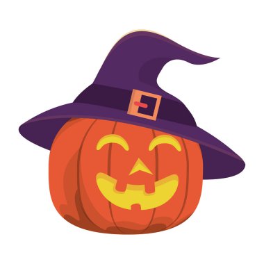 Cadılar Bayramı Balkabağı cadı şapkası