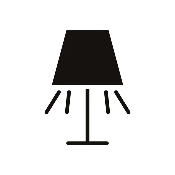 Lampe électroménager icône isolée — Image vectorielle