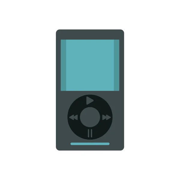 Music media player mp3 icon — ストックベクタ