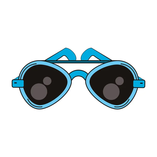 Ретро сонцезахисні окуляри значок — стоковий вектор