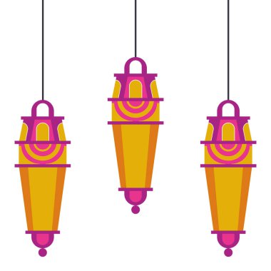 fenerler dekorasyon festival lambaları karikatür