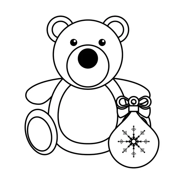 Милая игрушка для медведей — стоковый вектор