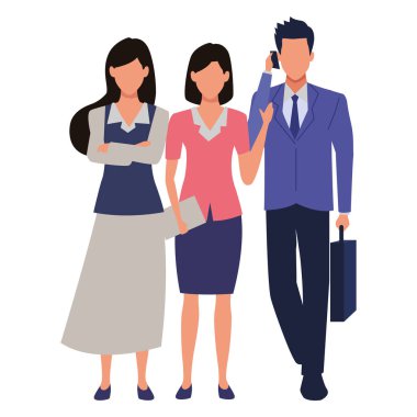 Araçları ile Yönetici iş çalışanları