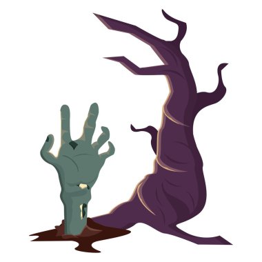 topraktan gelen zombi el