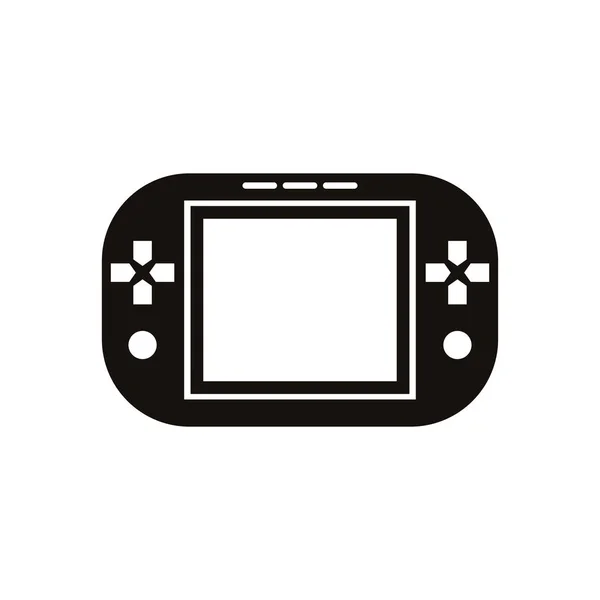 Εικονίδιο φορητής συσκευής βιντεοπαιχνιδιού — Διανυσματικό Αρχείο