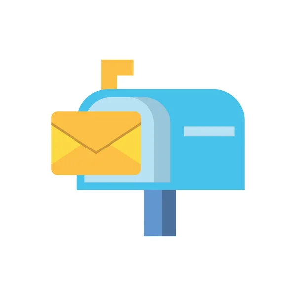 Briefumschläge im Postfach — Stockvektor