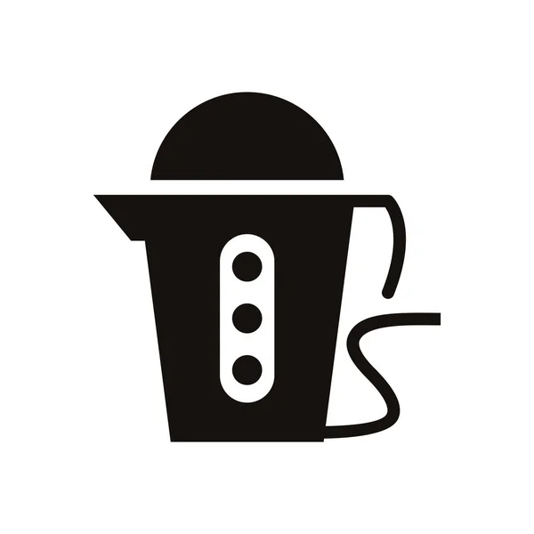 Kaffeemaschine Haushaltsgerät isoliert Symbol — Stockvektor