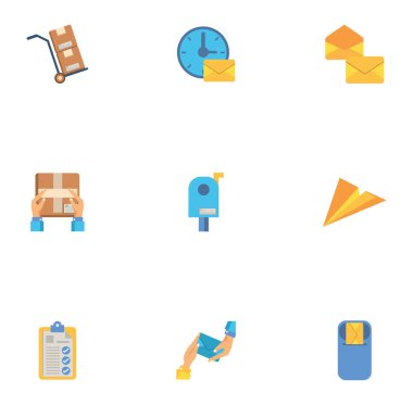 posta servisi simgelerinin demeti