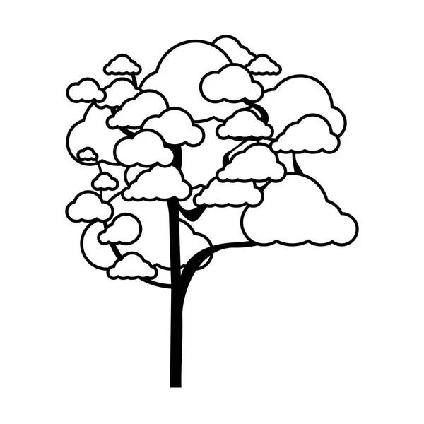 Obrázek ikony stromu — Stockový vektor