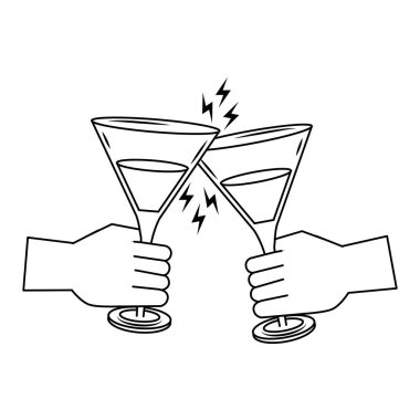 Martini kokteyl simgesi