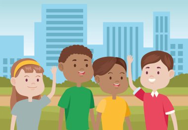 Şehirdeki gençlerin karakterleri