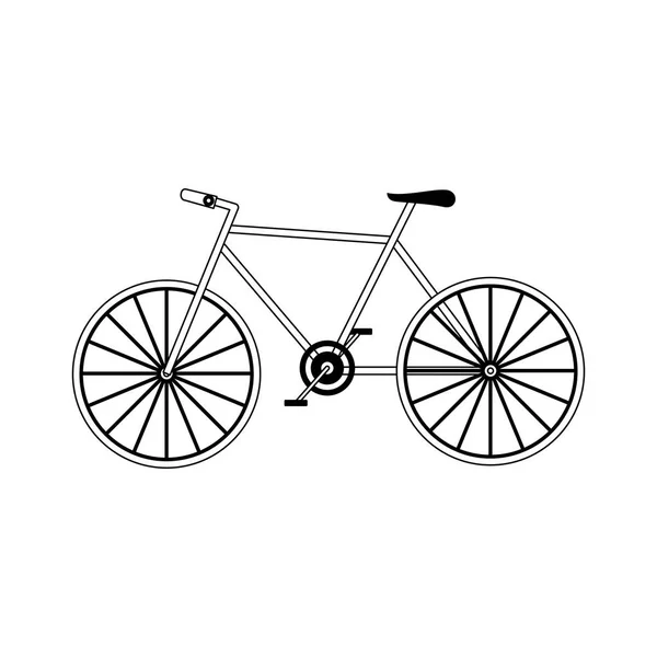 Icona bicicletta immagine, design piatto — Vettoriale Stock