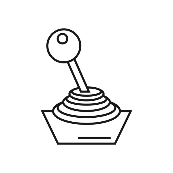 Video game joystick control handle icon — ストックベクタ