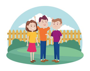 Sahadaki genç karakterler