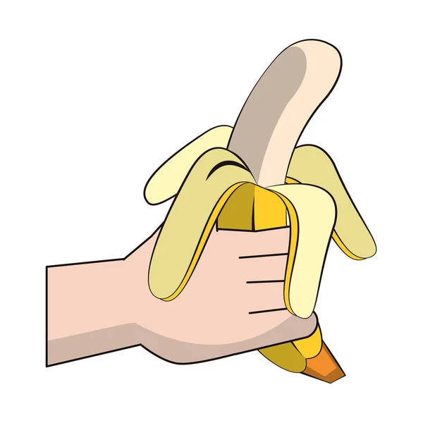 Bananfrukt-design – stockvektor