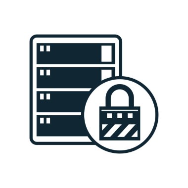 veri sunucusu kulesi izole edilmiş simgesi