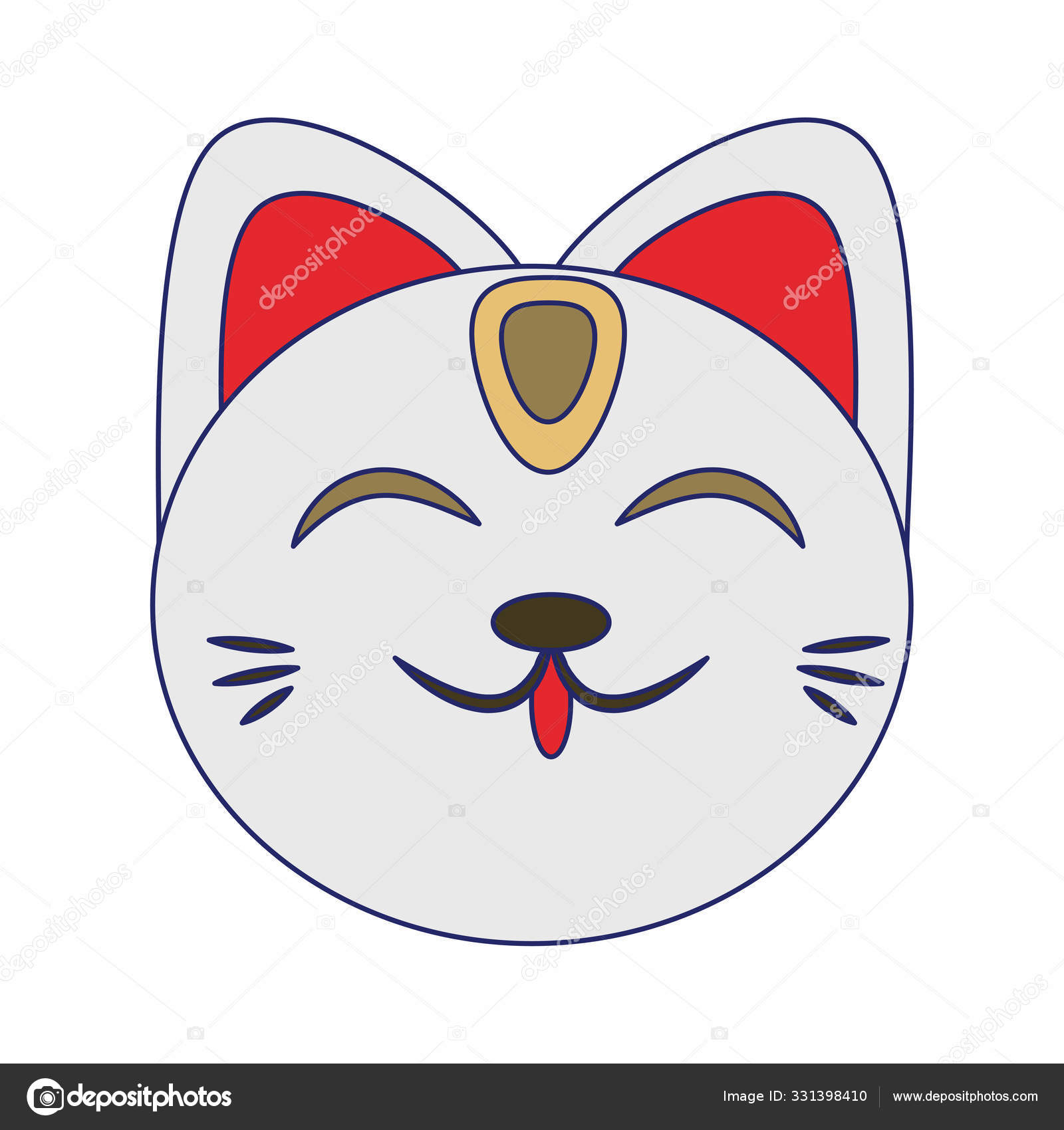 chinese cat doll