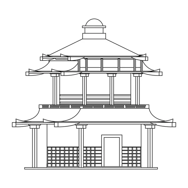 Chinese landmarks design — 스톡 벡터