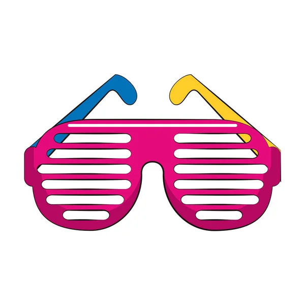 Retro glasses icon — Stock Vector
