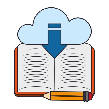 Kitap ve bulut depolama tasarımı