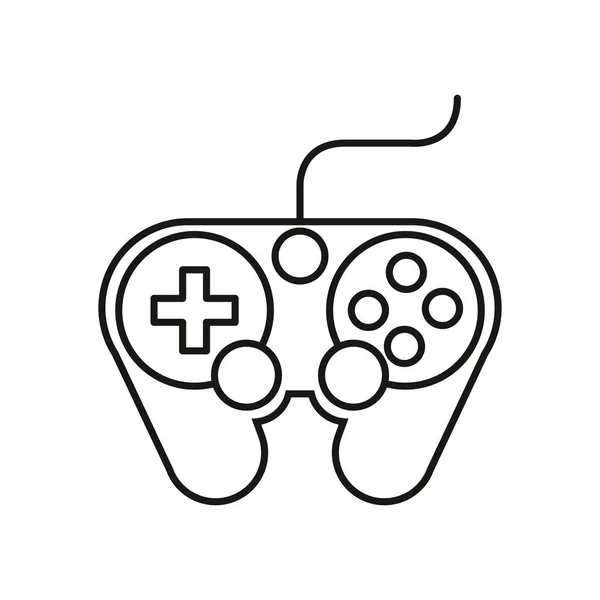 Icono manija de control de videojuego — Vector de stock