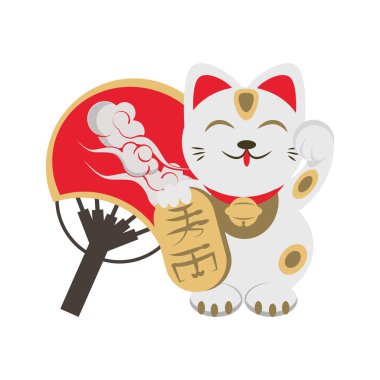 Maneki neko kedi tasarımı