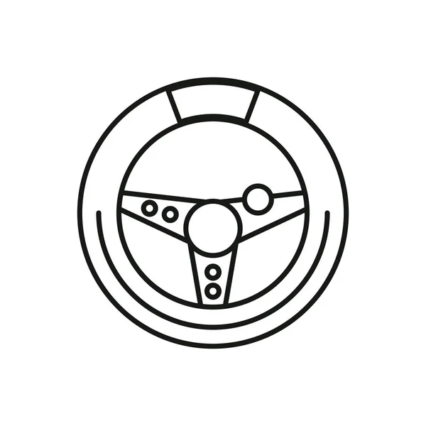 Control de rueda de coche de videojuego — Archivo Imágenes Vectoriales