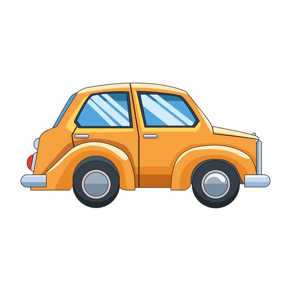 Класична іконка автомобіля, плоский дизайн — стоковий вектор