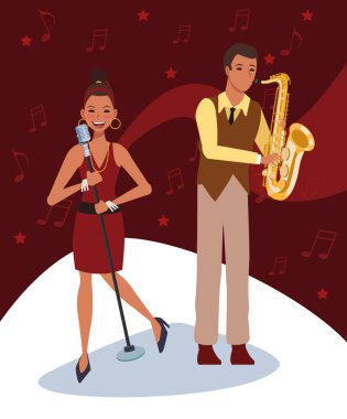 Müzisyen ve şarkıcı, Jazz müzik grubu tasarımı