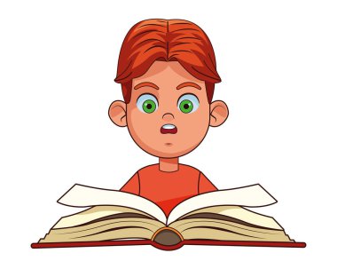 Küçük çocuklar kitap okuyor.