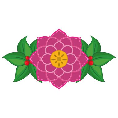 lotus çiçeği çiçekleri simge karikatür