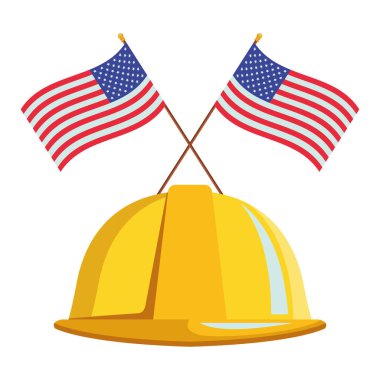 Birleşik Devletler bayraklı miğfer