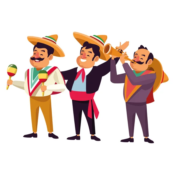 Culture traditionnelle mexicaine icône dessin animé — Image vectorielle