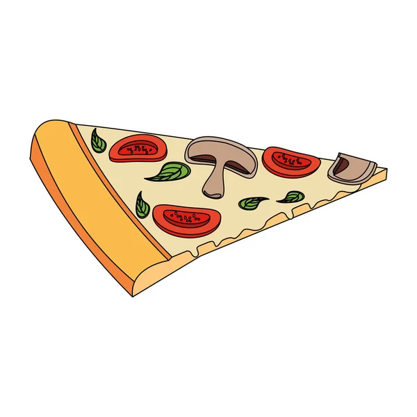 İtalyan pizza tasarımı. — Stok Vektör