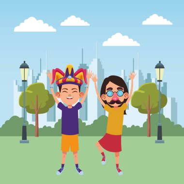 genç çocuklar avatar karton karakter