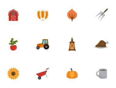 Bir sürü şükran günü simgesi