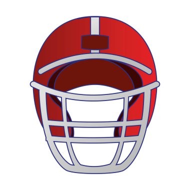 amerikan futbol spor oyunu karikatür mavi çizgiler