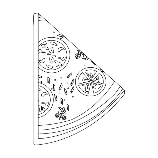 Diseño de pizza italiana — Vector de stock