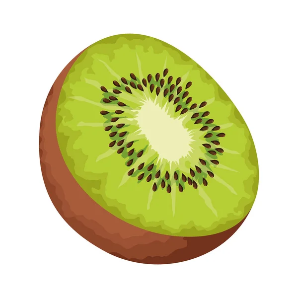 Tropical delicioso desenho animado ícone de frutas — Vetor de Stock
