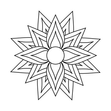 siyah beyaz çiçek tropikal bahar çiçek karikatür