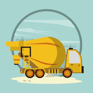 İnşaat binaları ve makineler altında