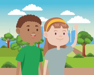 Sahadaki genç çiftler